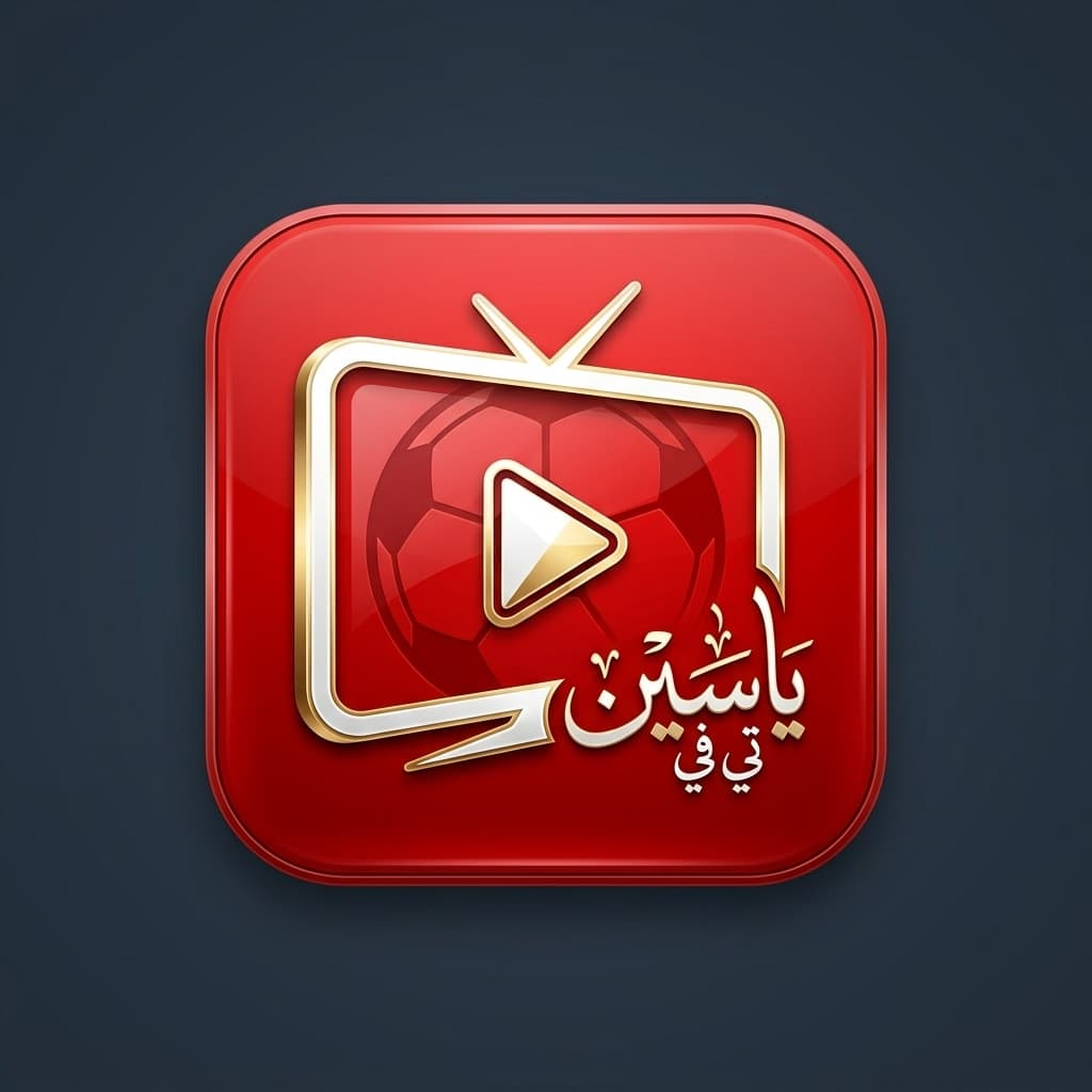Yacine TV Official App Logo - تطبيق ياسين تيفي الأصلي 2026 شعار تحميل ياسين تيفي Yacine TV APK 2026 الرسمي - بث مباشر للمباريات والقنوات الرياضية